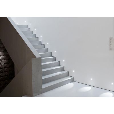 QUARA SEGNAPASSO QUADRATO DA ESTERNO IP65 ALLUMINIO 2 COLORI LED 2,7W LUCE 3000K MADE IN ITALY