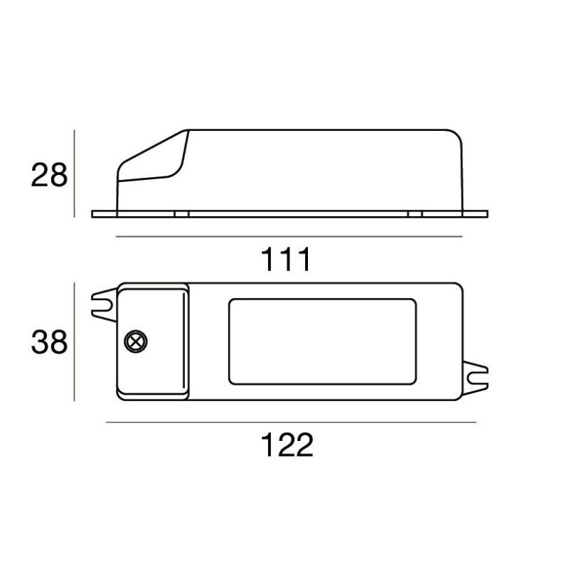 DRIVER ON/OFF 1050MA 22W 2-21V DELLA LINEA LIGHT
