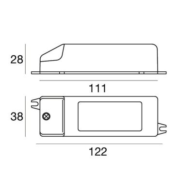 DRIVER ON/OFF 1050MA 22W 2-21V DELLA LINEA LIGHT