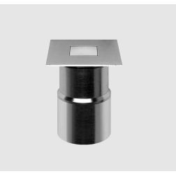 BERET SEGNAPASSO QUADRATO IN ACCIAIO IP67 LED 2W-3W LUCE 3000K DA ESTERNO MADE IN ITALY LINEA LIGHT 2