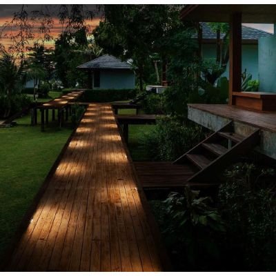 ALCOR SEGNAPASSO IN ALLUMINIO DA ESTERNI IP67 LED 5.6W LUCE 3000K CALPESTABILE MADE IN ITALY LINEA LIGHT