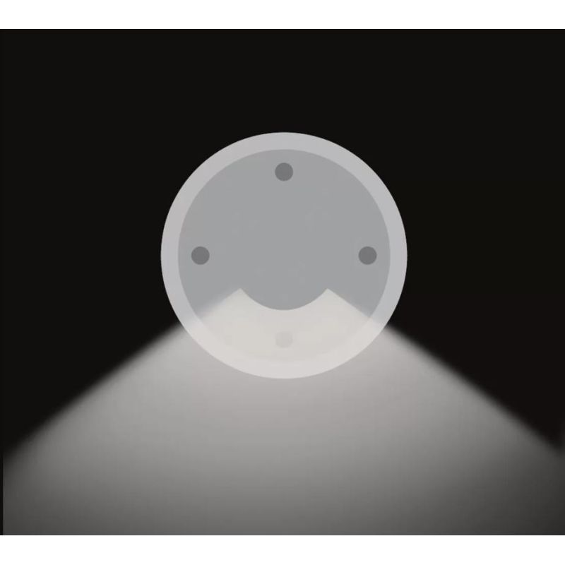 ALCOR SEGNAPASSO IN ALLUMINIO DA ESTERNI IP67 LED 5.6W LUCE 3000K CALPESTABILE MADE IN ITALY LINEA LIGHT