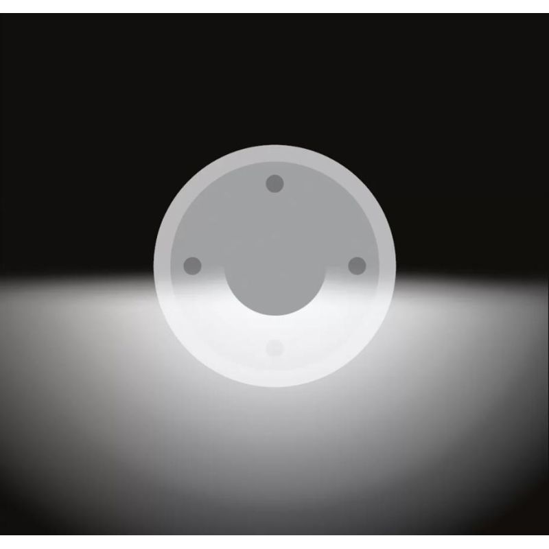 ALCOR 316 SEGNAPASSO 1 TAGLIO IN ACCIAIO IP67 LED 3W LUCE 3000K CALPESTABILE MADE IN ITALY LINEA LIGHT