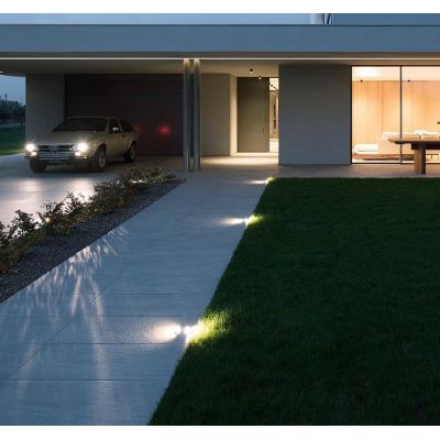 ALCOR 316 SEGNAPASSO DA INCASSO 2 TAGLI IN ACCIAIO IP67 LED 3W LUCE 3000K CALPESTABILE MADE IN ITALY