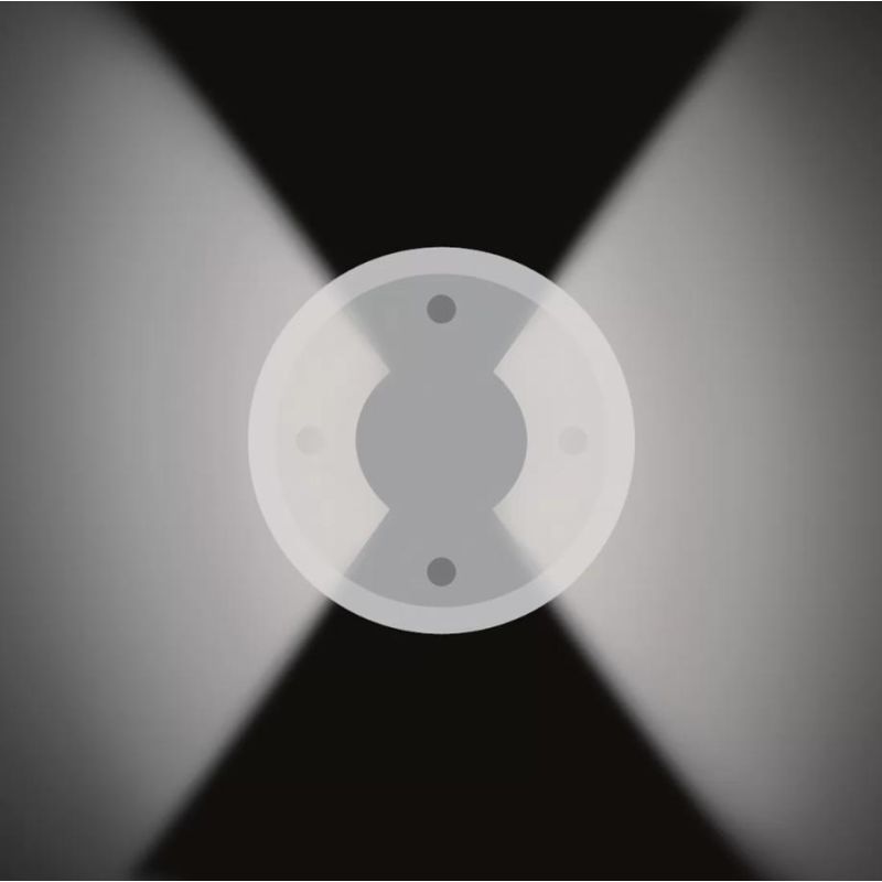 ALCOR 316 SEGNAPASSO DA INCASSO 2 TAGLI IN ACCIAIO IP67 LED 3W LUCE 3000K CALPESTABILE MADE IN ITALY