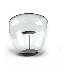 ROLLING SKY LAMPADA DA GIARDINO CON SFERA TRASPARENTE IP65 LED 10W LUCE 2700K-3000K NERA O MARRONE MADE IN ITALY