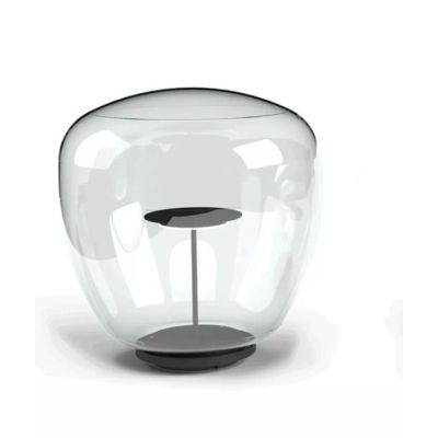 ROLLING SKY LAMPADA DA GIARDINO CON SFERA TRASPARENTE IP65 LED 10W LUCE 2700K-3000K NERA O MARRONE MADE IN ITALY