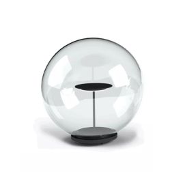 ROLLING SKY LAMPADA DA GIARDINO CON SFERA D30 CM IP65 LED 10W LUCE 2700K-3000K NERA O MARRONE MADE IN ITALY