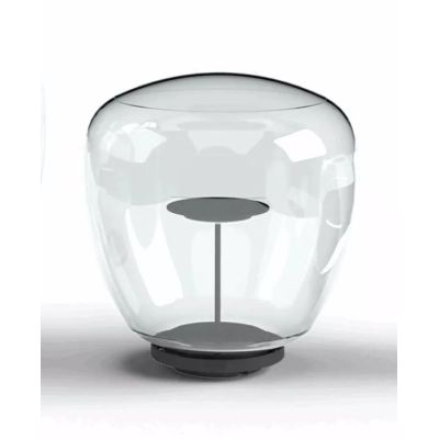 ROLLING SKY LAMPADA DA GIARDINO CON SFERA TRASPARENTE IP65 LED 17W LUCE 2700K-3000K NERA O MARRONE MADE IN ITALY