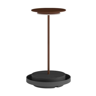 ROLLING SKY LAMPADA DA GIARDINO CON SFERA D40 CM IP65 LED 17W LUCE 2700K-3000K NERA O MARRONE MADE IN ITALY