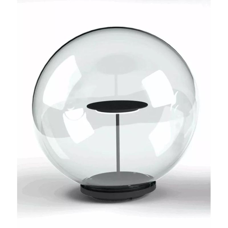 ROLLING SKY LAMPADA DA GIARDINO CON SFERA D50 CM IP65 LED 22W LUCE 2700K-3000K NERA O MARRONE MADE IN ITALY