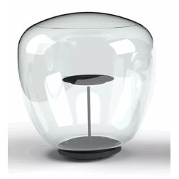 ROLLING SKY LAMPADA DA GIARDINO CON SFERA TRASPARENTE CM IP65 LED 22W LUCE 2700K-3000K NERA O MARRONE MADE IN ITALY 2