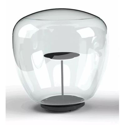 ROLLING SKY LAMPADA DA GIARDINO CON SFERA TRASPARENTE CM IP65 LED 22W LUCE 2700K-3000K NERA O MARRONE MADE IN ITALY