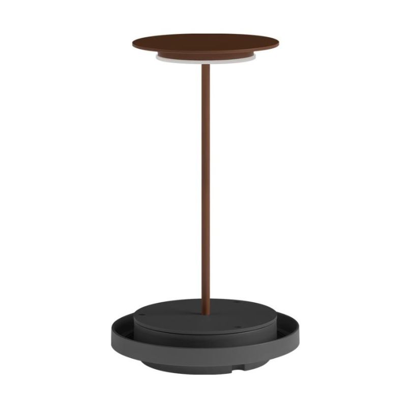 ROLLING SKY LAMPADA DA GIARDINO CON SFERA TRASPARENTE CM IP65 LED 22W LUCE 2700K-3000K NERA O MARRONE MADE IN ITALY