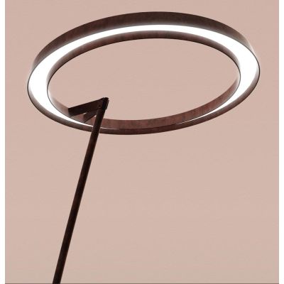 LIRA PIANTANA MODERNA PER ESTERNI IP65 IN ALLUMINIO NERO O MARRONE LED 30W LUCE 3000K Linea Light - Cristalensi Shop Online
