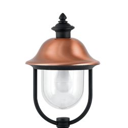 RUSTICA PALETTO ALTEZZA 128 CM IN ALLUMINIO COLORE ANTRACITE CAPPELLO RAME Sovil - Cristalensi Shop Online 2