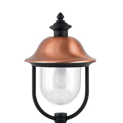 RUSTICA PALETTO ALTEZZA 128 CM IN ALLUMINIO COLORE ANTRACITE CAPPELLO RAME Sovil - Cristalensi Shop Online