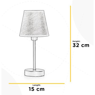 ASIA LUMETTO IN METALLO NERO CON PARALUME EFFETTO LEGNO LAMPADINA ATTACCO E14 MODERNO