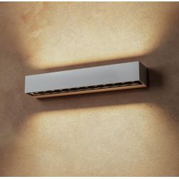 AROOS APPLIQUE DA ESTERNO L38 CM 3 COLORI IP65 LED 21W LUCE 3000K BIEMISSIONE LUCE Redo Group - Cristalensi Shop Online