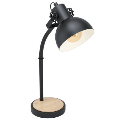 LUBENHAM LUMETTO IN METALLO NERO CON DIFFUSORE ORIENTABILE STILE VINTAGE LAMPADINA ATTACCO E27