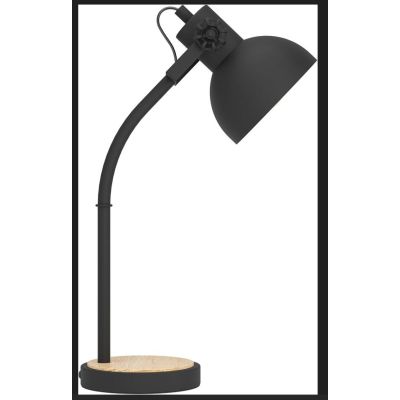 LUBENHAM LUMETTO IN METALLO NERO CON DIFFUSORE ORIENTABILE STILE VINTAGE LAMPADINA ATTACCO E27