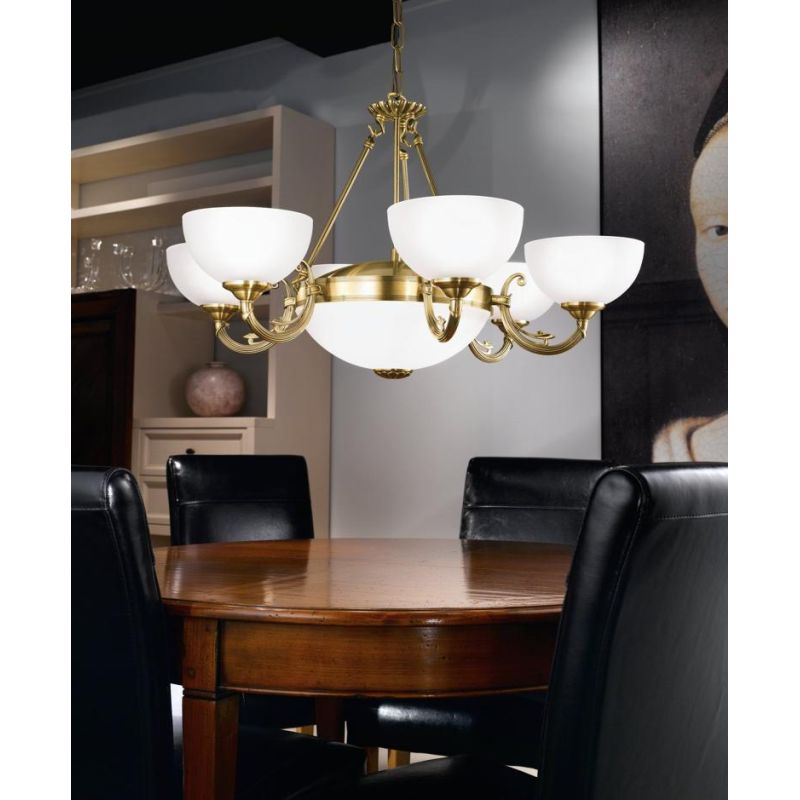 SAVOY LAMPADA A SOSPENSIONE IN METALLO BRUNITO DI EGLO CLASSICA EGLO - Cristalensi Shop Online