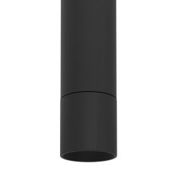 ALMUDAINA SOSPENSIONE SINGOLA CON CILINDRO NERO D4 CM LED 5W LUCE 3000K DESIGN MODERNO 2