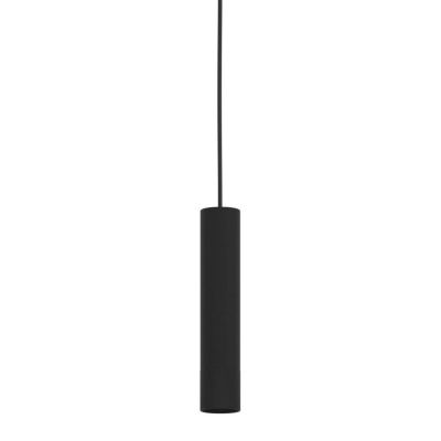 ALMUDAINA SOSPENSIONE SINGOLA CON CILINDRO NERO D4 CM LED 5W LUCE 3000K DESIGN MODERNO