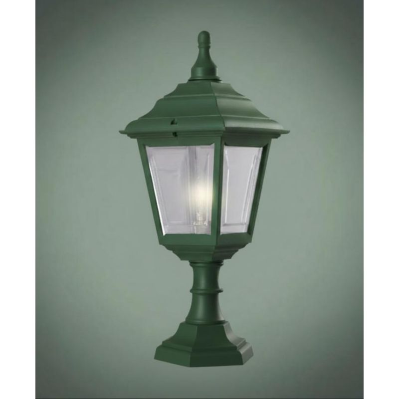 MARTE PALETTO LANTERNA IN POLIMERO VERDE NERO E BIANCO ECONOMICO Framon Augenti - Cristalensi Shop Online