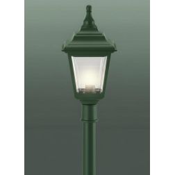 MARTE PALETTO H116 CM CON LANTERNA IN POLIMERO VERDE BIANCO E NERO Framon Augenti - Cristalensi Shop Online