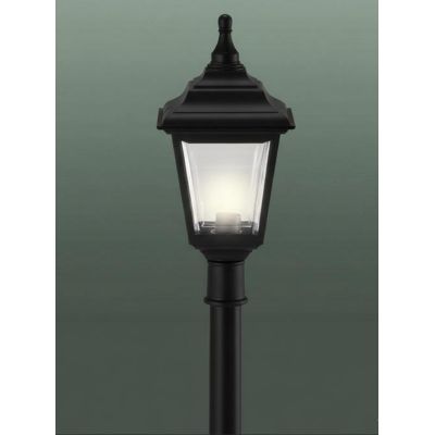 MARTE PALETTO H116 CM CON LANTERNA IN POLIMERO VERDE BIANCO E NERO Framon Augenti - Cristalensi Shop Online