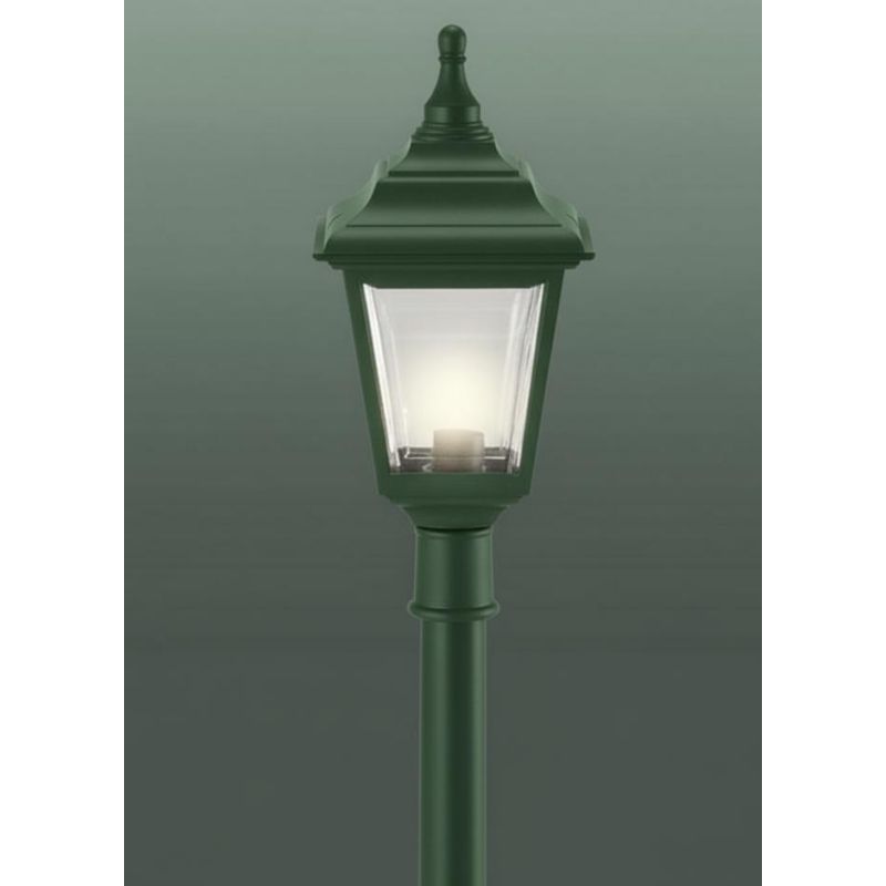 MARTE PALETTO CON LANTERNA H191 CM IN POLIMERO BIANCO VERDE O NERO Framon Augenti - Cristalensi Shop Online