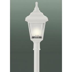 MARTE PALETTO CON LANTERNA H191 CM IN POLIMERO BIANCO VERDE O NERO Framon Augenti - Cristalensi Shop Online 2