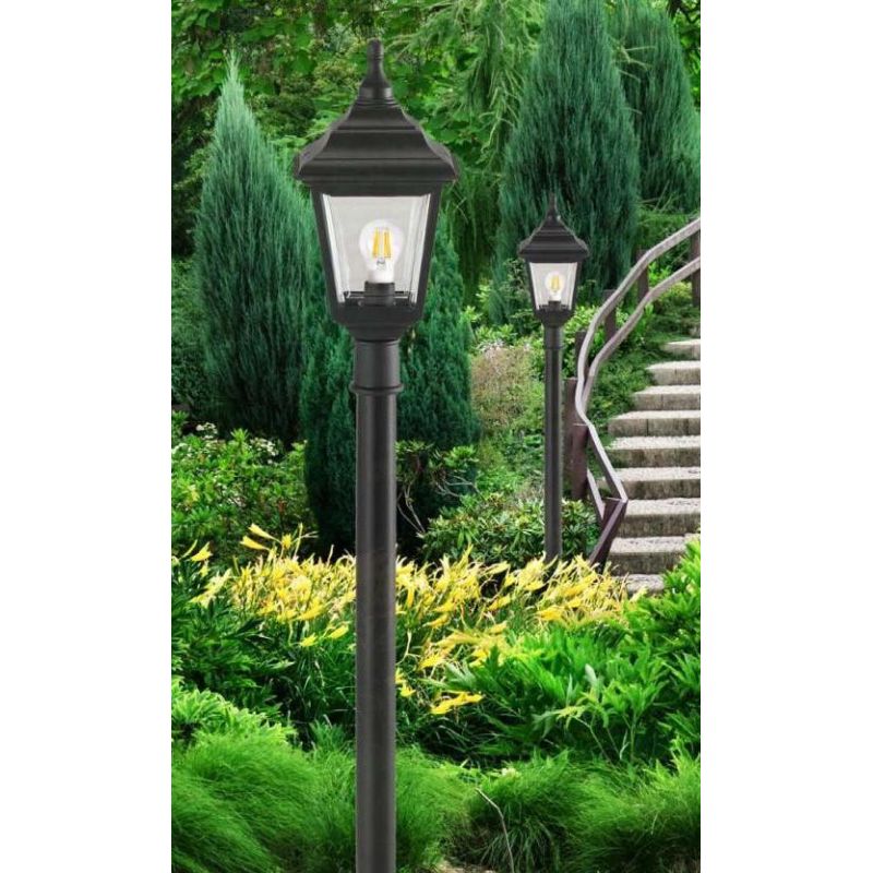 MARTE PALETTO CON LANTERNA H191 CM IN POLIMERO BIANCO VERDE O NERO Framon Augenti - Cristalensi Shop Online