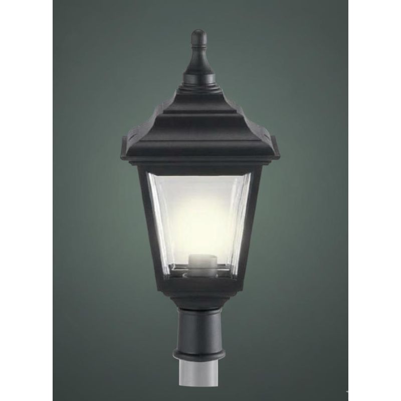 MARTE LANTERNA TESTA PALO ATTACCO DIAMETRO 6 CM IN POLIMERO BIANCO NERO E VERDE Framon Augenti - Cristalensi Shop Online