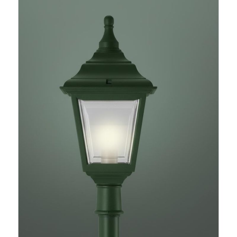MARTE LANTERNA TESTA PALO ATTACCO DIAMETRO 6 CM IN POLIMERO BIANCO NERO E VERDE Framon Augenti - Cristalensi Shop Online