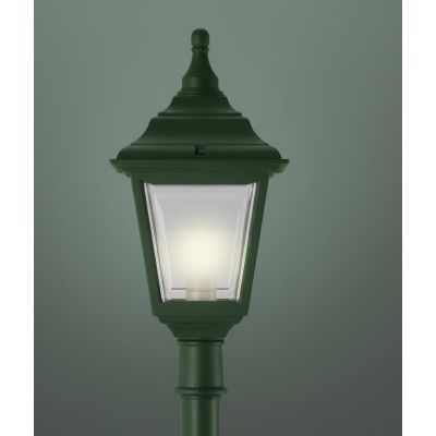 MARTE LANTERNA TESTA PALO ATTACCO DIAMETRO 6 CM IN POLIMERO BIANCO NERO E VERDE Framon Augenti - Cristalensi Shop Online