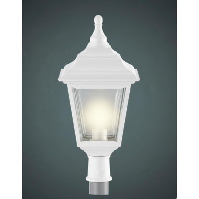 MARTE LANTERNA TESTA PALO ATTACCO DIAMETRO 6 CM IN POLIMERO BIANCO NERO E VERDE Framon Augenti - Cristalensi Shop Online