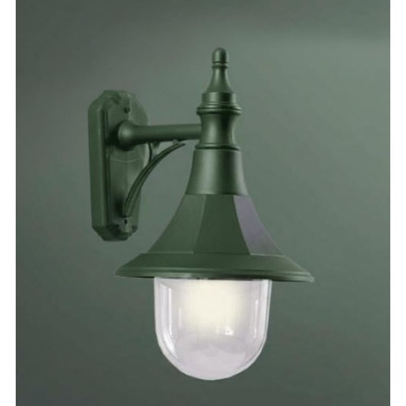 MERCURIO APPLIQUE DA ESTERNO IN POLIMERO VERDE NERO E BIANCO ECONOMICO Framon Augenti - Cristalensi Shop Online