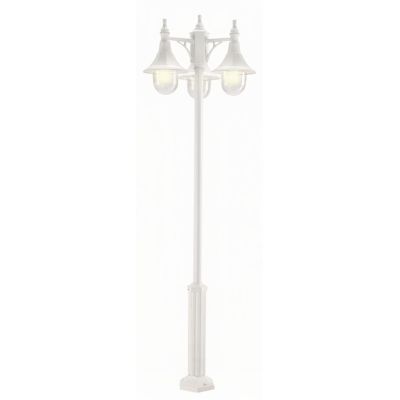 MERCURIO PALO DA ESTERNO TRE LUCI H 204 IN POLIMERO NERO, BIANCO O VERDE Framon Augenti - Cristalensi Shop Online