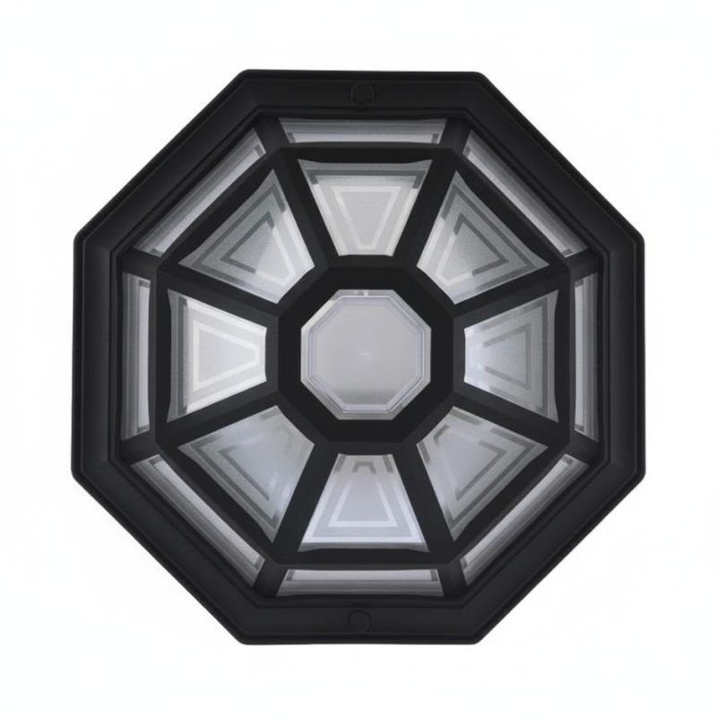 OPTAGON PLAFONIERA APPLIQUE DIAMETRO 28 CM IN POLIMERO NERO VERDE O BIANCO Framon Augenti - Cristalensi Shop Online