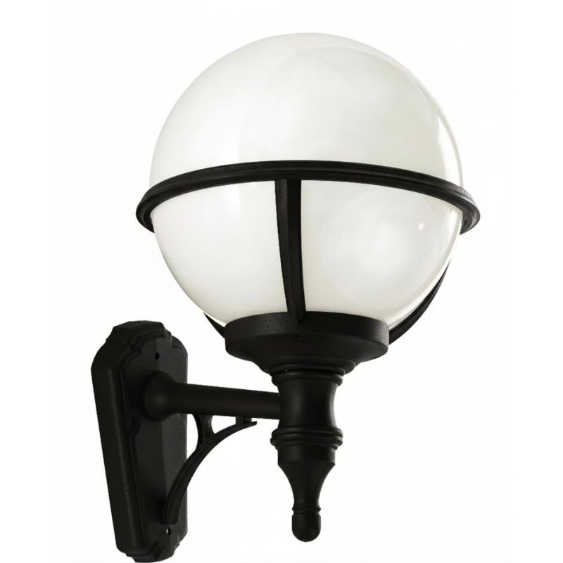 SATURNO LAMPADA DA PARETE IN POLIMERO DISPONIBILE NEL COLORE NERO Framon Augenti - Cristalensi Shop Online