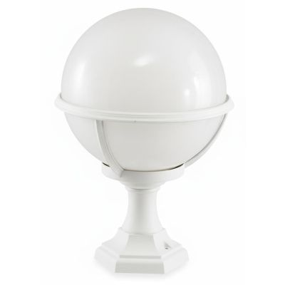 SATURNO PALETTO BASSO CON SFERA IN POLIMERO DI COLORE NERO BIANCO O VERDE Framon Augenti - Cristalensi Shop Online