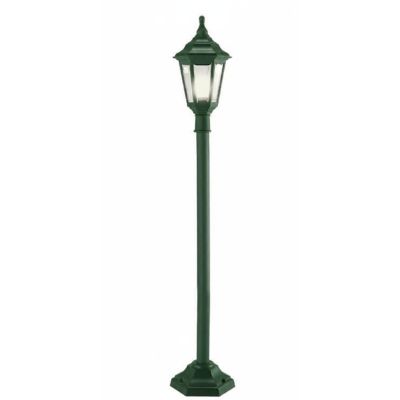 URANO PALETTO CON LANTERNA H 118 CM IN POLIMERO VERDE BIANCO E NERO Framon Augenti - Cristalensi Shop Online