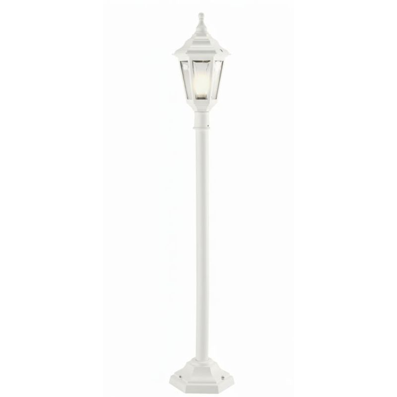 URANO PALETTO CON LANTERNA H 118 CM IN POLIMERO VERDE BIANCO E NERO Framon Augenti - Cristalensi Shop Online