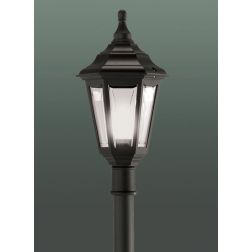 URANO PALETTO CON LANTERNA H 118 CM IN POLIMERO VERDE BIANCO E NERO Framon Augenti - Cristalensi Shop Online 2