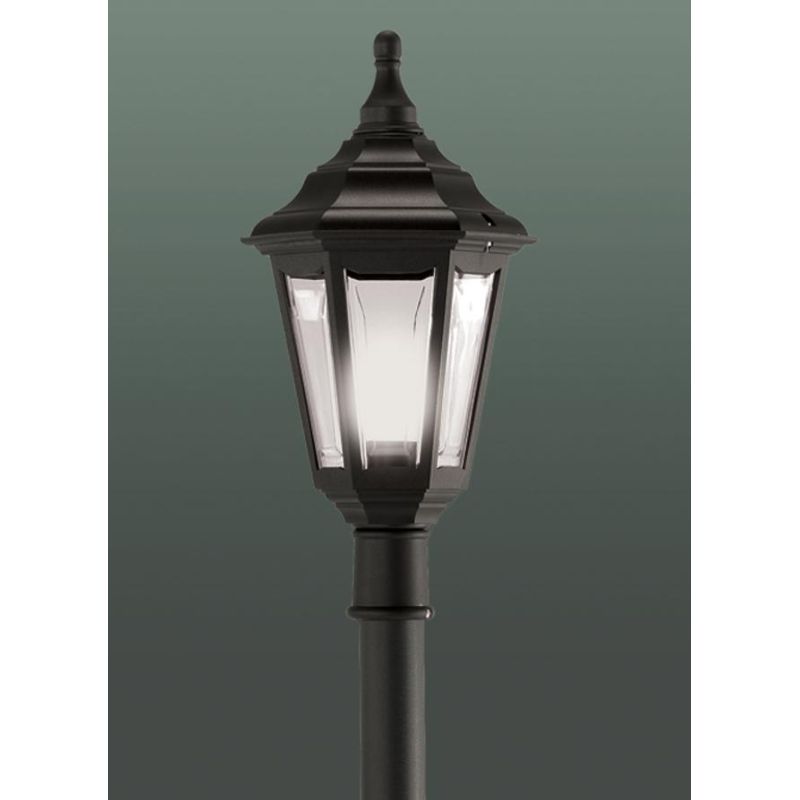 URANO PALETTO CON LANTERNA H 118 CM IN POLIMERO VERDE BIANCO E NERO Framon Augenti - Cristalensi Shop Online