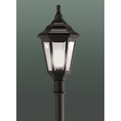 URANO PALETTO CON LANTERNA H 118 CM IN POLIMERO VERDE BIANCO E NERO Framon Augenti - Cristalensi Shop Online