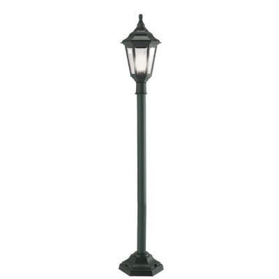 URANO PALETTO CON LANTERNA H 118 CM IN POLIMERO VERDE BIANCO E NERO Framon Augenti - Cristalensi Shop Online