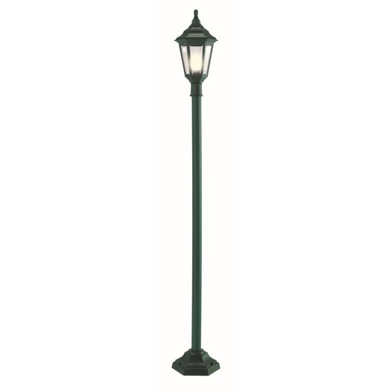 URANO LAMPIONE CON LANTERNA H 193 CM IN POLIMERO COLORE NERO BIANCO O VERDE Framon Augenti - Cristalensi Shop Online